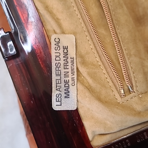 Vintage 70s Leather Clutch EUC - Picture 4 of 7